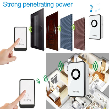 AITENG V018J Wireless Batteryless WIFI Doorbell, EU Plug - Security by AITENG | Online Shopping UK | buy2fix