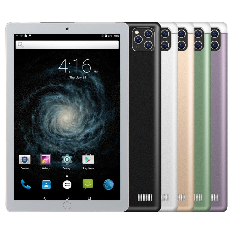 BDF A10 3G Phone Call Tablet PC, 10 inch, 2GB+32GB, Android 9.0, MTK8321 Octa Core Cortex-A7, Support Dual SIM & Bluetooth & WiFi & GPS, EU Plug(Silver) - BDF by BDF | Online Shopping UK | buy2fix