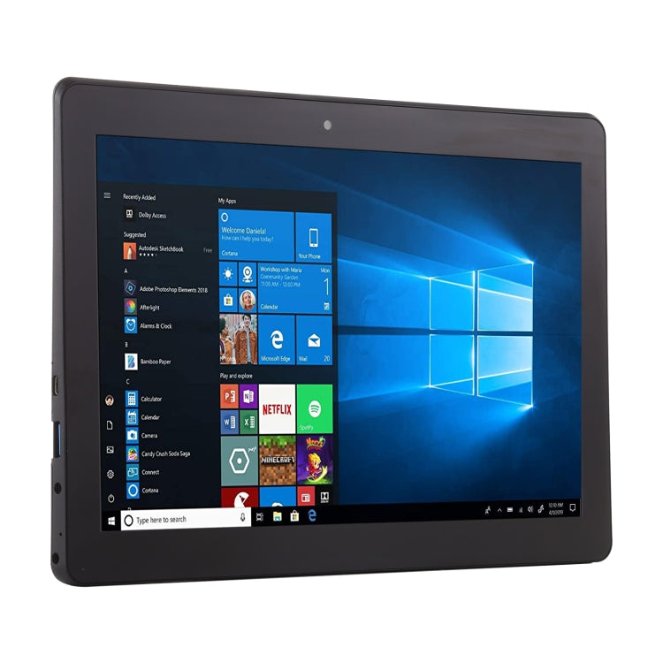 ES0MBFQ Tablet PC, 10.1 inch, 4GB+64GB, Windows 10, Intel Atom Z8300 Quad Core, Support TF Card & HDMI & Bluetooth & Dual WiFi(Black) - Other by buy2fix | Online Shopping UK | buy2fix