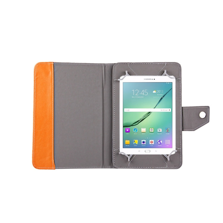 10 inch Tablets Leather Case Crazy Horse Texture Protective Case Shell with Holder for Asus ZenPad 10 Z300C, Huawei MediaPad M2 10.0-A01W, Cube IWORK10(Orange) - 10 - 11 inch by buy2fix | Online Shopping UK | buy2fix