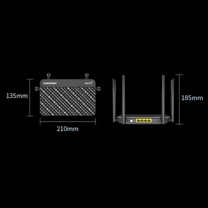 COMFAST CF-XR10 1800Mbps WiFi6 Dual-band Gigabit Household Signal Amplifier Wireless Router Repeater - Wireless Routers by COMFAST | Online Shopping UK | buy2fix