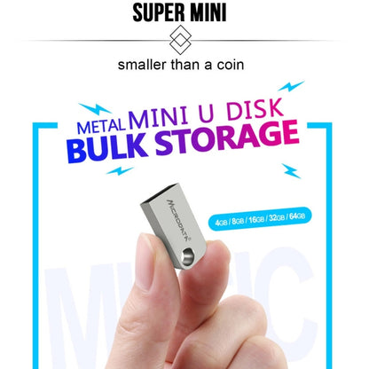 Microdata 32GB USB 2.0 Mini Metal U Disk - USB Flash Drives by Microdata | Online Shopping UK | buy2fix