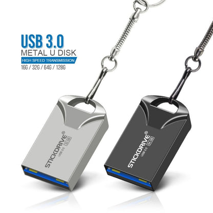 STICKDRIVE 64GB USB 3.0 High Speed Mini Metal U Disk (Black) - USB Flash Drives by STICKDRIVE | Online Shopping UK | buy2fix