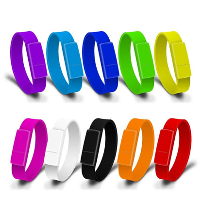 MicroDrive 8GB USB 2.0 Fashion Bracelet Wristband U Disk (Purple) - USB Flash Drives by MicroDrive | Online Shopping UK | buy2fix